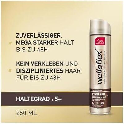 Wella, Haarspray, Hs Power Mega Stark (250 ml) Wella, Haarspray, Hs Power Mega Stark (250 ml)