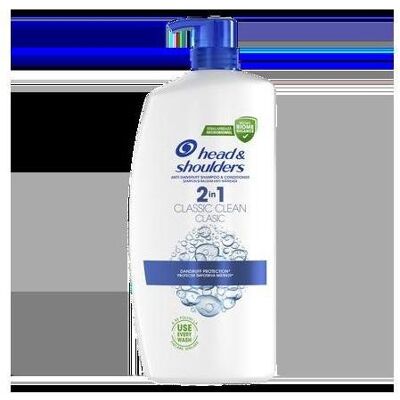 Head & Shoulders, Shampoo, Klassisches 2-In-1 Shampoo - 780ml (Flüssiges Shampoo, 780 ml) Head & Shoulders, Shampoo, Klassisches 2-In-1 Shampoo - 780ml (Flüssiges Shampoo, 780 ml)