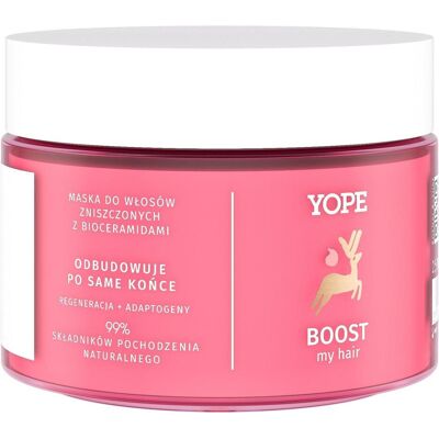 Yope Boost My Hair Maske mit Bioceramid - 250 ml - Pflege für geschädigtes Haar Yope Boost My Hair Maske mit Bioceramid - 250 ml - Pflege für geschädigtes Haar