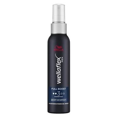 Wella, Haarspray, Wellaflex Men Full Boost Hair Thickening Gel Spray Starker Halt (150 ml) Wella, Haarspray, Wellaflex Men Full Boost Hair Thickening Gel Spray Starker Halt (150 ml)