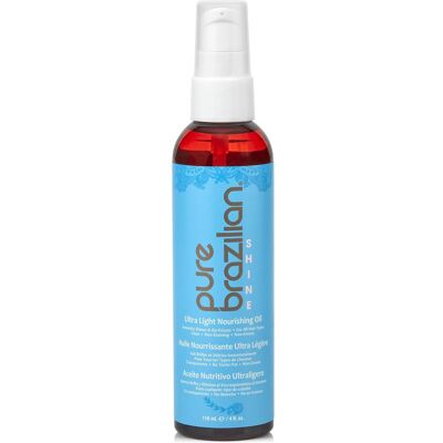 Brazilian, Haaröl + Haarserum, Pure Brazillian - SHINE Ultra Light Nourishing Oil - Clear - 118 ml (118 ml) Brazilian, Haaröl + Haarserum, Pure Brazillian - SHINE Ultra Light Nourishing Oil - Clear - 118 ml (118 ml)