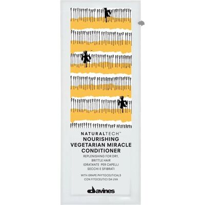 Davines, Conditioner, Naturaltech Nourishing Vegetarian Miracle Hair Conditioner Hydrating 12 Pieces 12 Ml Each Davines, Conditioner, Naturaltech Nourishing Vegetarian Miracle Hair Conditioner Hydrating 12 Pieces 12 Ml Each