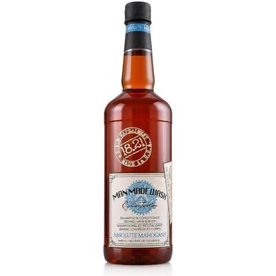 18.21 Man Made, Shampoo, Wash Absolute Mahogany for Men 32 oz (946 ml) 18.21 Man Made, Shampoo, Wash Absolute Mahogany for Men 32 oz (946 ml)