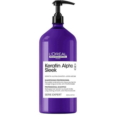 L'Oréal Paris, Shampoo, L'Oreal Keratin Alpha Sleek Shampoo 1500ml (Flüssiges Shampoo, 1500 ml) L'Oréal Paris, Shampoo, L'Oreal Keratin Alpha Sleek Shampoo 1500ml (Flüssiges Shampoo, 1500 ml)