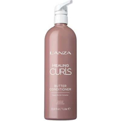 L'Anza, Conditioner, Healing Curls Butter Conditioner für feuchtigkeitsspendende und entwirrende, samtige Locken 1L 950ml (950 ml) L'Anza, Conditioner, Healing Curls Butter Conditioner für feuchtigkeitsspendende und entwirrende, samtige Locken 1L 950ml (950 ml)