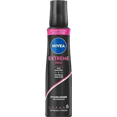 NIVEA, Haarschaum, Extreme Hold ( Styling Mousse) 150 ml (Schaumfestiger, 150 ml) NIVEA, Haarschaum, Extreme Hold ( Styling Mousse) 150 ml (Schaumfestiger, 150 ml)