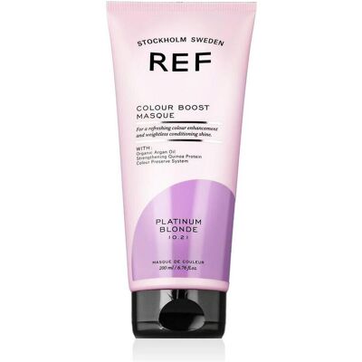 Ref., Haarmaske, REF Colour - Boost Maske Platinum Blonde (200 ml) Ref., Haarmaske, REF Colour - Boost Maske Platinum Blonde (200 ml)