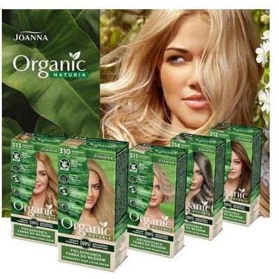Joanna, Haarfarbe, Naturia Organic Care Permanente Haarfarbe Creme 13 Nuancen 0% Ammoniak Joanna, Haarfarbe, Naturia Organic Care Permanente Haarfarbe Creme 13 Nuancen 0% Ammoniak