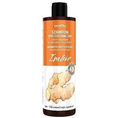Venita, Shampoo, 300ml Trycho Haarshampoo Ingwer (Flüssiges Shampoo, 300 ml) Venita, Shampoo, 300ml Trycho Haarshampoo Ingwer (Flüssiges Shampoo, 300 ml)