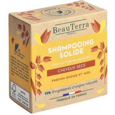 BeauTerra, Shampoo, Festes Shampoo für trockenes und beschädigtes Haar (Festes Shampoo, 75 g) BeauTerra, Shampoo, Festes Shampoo für trockenes und beschädigtes Haar (Festes Shampoo, 75 g)
