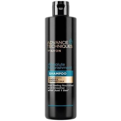 Avon, Shampoo, Nourishing shampoo with argan and coconut oil (Absolute Nourish ment Shampoo) - Volume: 400 (Flüssiges Shampoo, 400 ml) Avon, Shampoo, Nourishing shampoo with argan and coconut oil (Absolute Nourish ment Shampoo) - Volume: 400 (Flüssiges Shampoo, 400 ml)