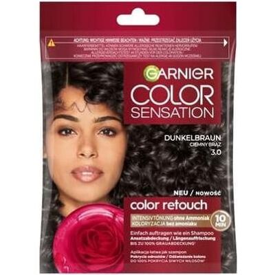 Schwarzkopf, Haarfarbe, GARNIER Color Retouch szampon koloryzujący 3.0 Ciemny Brąz (Dunkelbraun) Schwarzkopf, Haarfarbe, GARNIER Color Retouch szampon koloryzujący 3.0 Ciemny Brąz (Dunkelbraun)