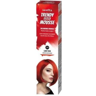 Venta, Haarfarbe, Venita Trendy Color Mousse Hair Dye 34 Red 75ml (34 Rot) Venta, Haarfarbe, Venita Trendy Color Mousse Hair Dye 34 Red 75ml (34 Rot)