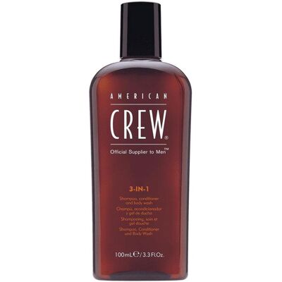 American Crew, Shampoo, Classic 3-IN-1 3.3 fl Travel Size (100 ml) American Crew, Shampoo, Classic 3-IN-1 3.3 fl Travel Size (100 ml)