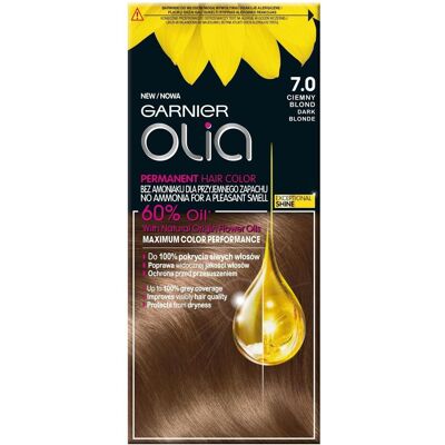 Garnier, Haarfarbe, Olia Haarfarbe 70 Dunkelblond (Dunkelblond) Garnier, Haarfarbe, Olia Haarfarbe 70 Dunkelblond (Dunkelblond)