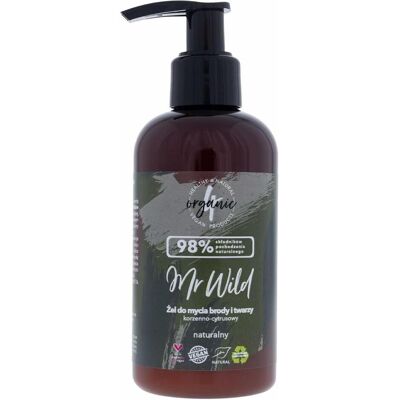 4Organic, Bartpflege, Mr Wild Beard and Face Wash G (200 ml) 4Organic, Bartpflege, Mr Wild Beard and Face Wash G (200 ml)