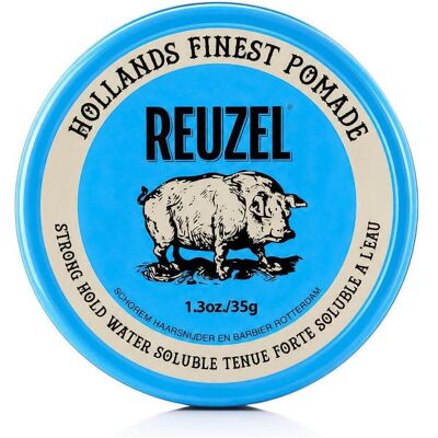 Reuzel, Haargel + Haarwachs, Blue Strong Hold Pomade for High Shine Look (Haargel, Haarpomade, 35 g) Reuzel, Haargel + Haarwachs, Blue Strong Hold Pomade for High Shine Look (Haargel, Haarpomade, 35 g)