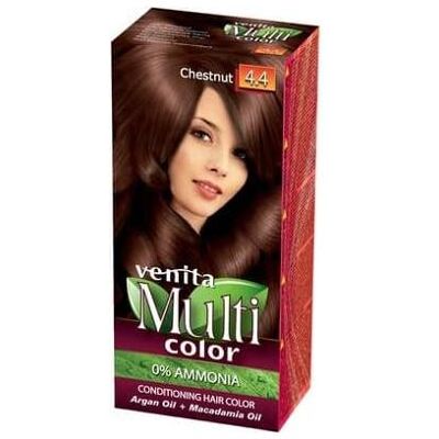 Venita, Haarfarbe, Multicolor Hair Care Dye 4.4 Chestnut Brown 100Ml (kastanienbraun) Venita, Haarfarbe, Multicolor Hair Care Dye 4.4 Chestnut Brown 100Ml (kastanienbraun)