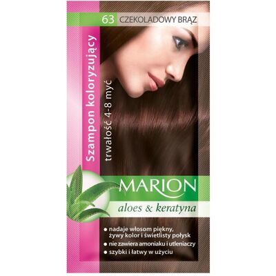Marion, Shampoo, Malvorlagen Shampoo, 63 Schokoladenbraun, 40 ml (Hit) (40 ml) Marion, Shampoo, Malvorlagen Shampoo, 63 Schokoladenbraun, 40 ml (Hit) (40 ml)