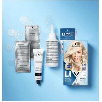 Schwarzkopf Live Intense Haaraufheller - Platin - Salonqualität Schwarzkopf Live Intense Haaraufheller - Platin - Salonqualität