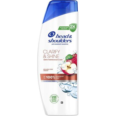 Head & Shoulders Clarify&Shine Apfel Cider Shampoo - Unisex - 400ml Head & Shoulders Clarify&Shine Apfel Cider Shampoo - Unisex - 400ml