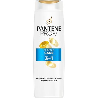 Pantene, Shampoo, Classic Care 3 in 1 (Flüssiges Shampoo, 250 ml) Pantene, Shampoo, Classic Care 3 in 1 (Flüssiges Shampoo, 250 ml)