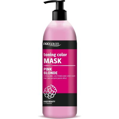 Chantal, Haarmaske, Prosalon Toning Color hair mask tone pinkonde color 500g Chantal, Haarmaske, Prosalon Toning Color hair mask tone pinkonde color 500g