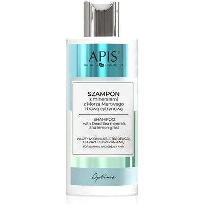 Apis Natural Cosmetics, Shampoo, Apis - Optima Shampoo shampoo for normal hair with a tendency to greasy with Dead Sea minerals and (300 ml) Apis Natural Cosmetics, Shampoo, Apis - Optima Shampoo shampoo for normal hair with a tendency to greasy with Dead Sea minerals and (300 ml)