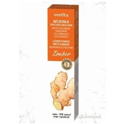 Venita, Haaröl + Haarserum, Trichologische Ingwer-Lotion für geschwächtes gefärbtes Haar nach dem Friseurbesuch (100 ml) Venita, Haaröl + Haarserum, Trichologische Ingwer-Lotion für geschwächtes gefärbtes Haar nach dem Friseurbesuch (100 ml)