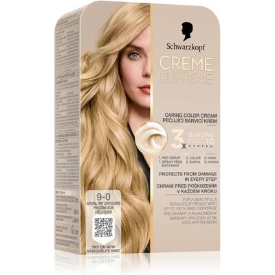 Garnier, Haarfarbe, Schwarzkopf Creme Supreme Hair Color Shade 90 Natural Light Blonde (Blond) Garnier, Haarfarbe, Schwarzkopf Creme Supreme Hair Color Shade 90 Natural Light Blonde (Blond)