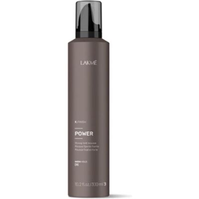 Lakmé, Haarschaum, Lakmà - K.Finish Power Strong Hold Mousse 300ml (Schaumfestiger, 300 ml) Lakmé, Haarschaum, Lakmà - K.Finish Power Strong Hold Mousse 300ml (Schaumfestiger, 300 ml)