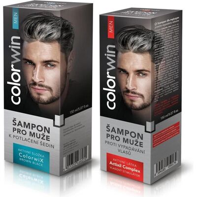 Colorwin, Shampoo, Shampoo For Men To Suppress Gray (Flüssiges Shampoo, 150 ml) Colorwin, Shampoo, Shampoo For Men To Suppress Gray (Flüssiges Shampoo, 150 ml)