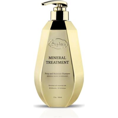 Saphira, Shampoo, Mineral Treatment Prep & Maintain Defrizz Behandlung (Flüssiges Shampoo, 500 ml) Saphira, Shampoo, Mineral Treatment Prep & Maintain Defrizz Behandlung (Flüssiges Shampoo, 500 ml)