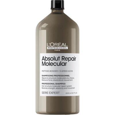 L'Oréal Paris, Shampoo, Se Absolut Repair Molecular Shampoo 1,5L (Flüssiges Shampoo, 1500 ml) L'Oréal Paris, Shampoo, Se Absolut Repair Molecular Shampoo 1,5L (Flüssiges Shampoo, 1500 ml)