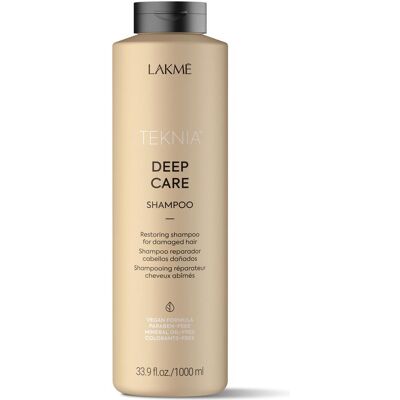 Lakmé, Shampoo, Teknia Deep Care (Flüssiges Shampoo, 1000 ml) Lakmé, Shampoo, Teknia Deep Care (Flüssiges Shampoo, 1000 ml)