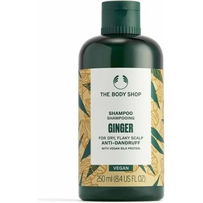 The Body Shop, Shampoo, Ginger Anti-Schuppen für trockene, schuppige Kopfhaut vegan (Flüssiges Shampoo, 400 ml) The Body Shop, Shampoo, Ginger Anti-Schuppen für trockene, schuppige Kopfhaut vegan (Flüssiges Shampoo, 400 ml)