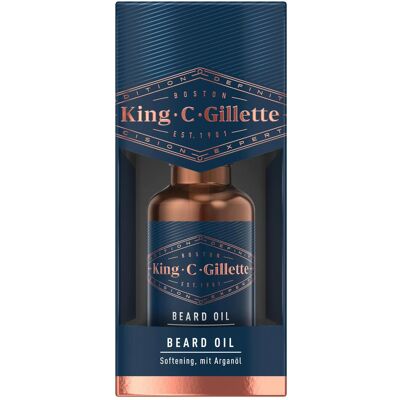King C. Gillette, Bartpflege, Bartöl (30 ml) King C. Gillette, Bartpflege, Bartöl (30 ml)