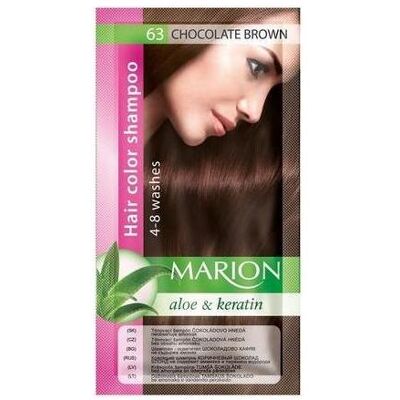 Marion, Shampoo, Malvorlagen Shampoo, 63 Schokoladenbraun, 40 ml (Hit) (40 ml) Marion, Shampoo, Malvorlagen Shampoo, 63 Schokoladenbraun, 40 ml (Hit) (40 ml)