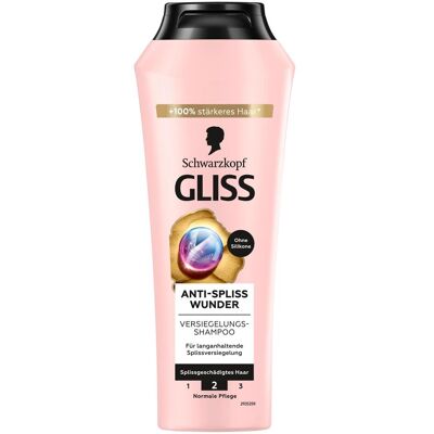 Gliss, Shampoo, Shampoo Anti-Spliss Wunder 250 ml (Flüssiges Shampoo, 250 ml) Gliss, Shampoo, Shampoo Anti-Spliss Wunder 250 ml (Flüssiges Shampoo, 250 ml)