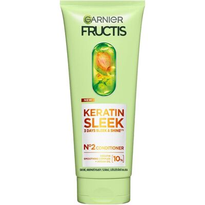 Garnier, Conditioner, Fructis Keratin Sleek Conditioner For Dry And Frizzy Hair - 200 Ml (200 ml) Garnier, Conditioner, Fructis Keratin Sleek Conditioner For Dry And Frizzy Hair - 200 Ml (200 ml)