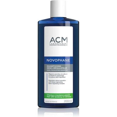 ACM, Shampoo, Novophane (Flüssiges Shampoo, 200 ml) ACM, Shampoo, Novophane (Flüssiges Shampoo, 200 ml)