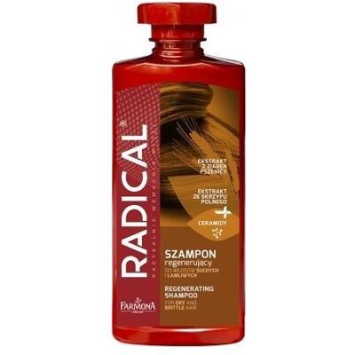 Farmona, Shampoo, Radical Regenerating Shampoo für trockenes und sprödes Haar (Flüssiges Shampoo, 400 ml) Farmona, Shampoo, Radical Regenerating Shampoo für trockenes und sprödes Haar (Flüssiges Shampoo, 400 ml)