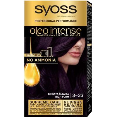 Syoss Oleo Intense Dauerhafte Haarfarbe - Pflaume mit Öl Syoss Oleo Intense Dauerhafte Haarfarbe - Pflaume mit Öl