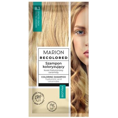 Marion, Shampoo, Recolored Coloring Shampoo 8.3 Honey Blonde 35Ml (35 ml) Marion, Shampoo, Recolored Coloring Shampoo 8.3 Honey Blonde 35Ml (35 ml)