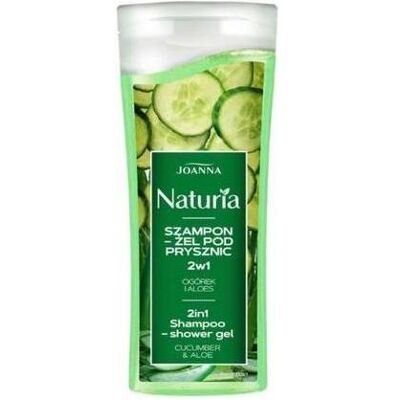 Joanna, Shampoo, Naturia 100ml Shampoo Duschgel 2in1 Gurke Aloe Vera (Flüssiges Shampoo, 100 ml) Joanna, Shampoo, Naturia 100ml Shampoo Duschgel 2in1 Gurke Aloe Vera (Flüssiges Shampoo, 100 ml)