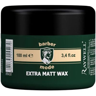 Raywell, Haargel + Haarwachs, Ceara pentru par Barber Mode Extra Matt, Toate tipurile de par, 100ml (Haarwachs, 100 ml) Raywell, Haargel + Haarwachs, Ceara pentru par Barber Mode Extra Matt, Toate tipurile de par, 100ml (Haarwachs, 100 ml)