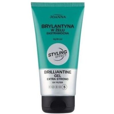 Joanna, Haargel + Haarwachs, Styling Effect Gel Brilliantine Brilliantin Gel Extra Strong 150G (Haargel, Haarwachs, 150 ml) Joanna, Haargel + Haarwachs, Styling Effect Gel Brilliantine Brilliantin Gel Extra Strong 150G (Haargel, Haarwachs, 150 ml)