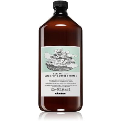 Davines Natural Tech Detoxifying Scrub Shampoo – Shampoo 1000 ml Davines Natural Tech Detoxifying Scrub Shampoo – Shampoo 1000 ml