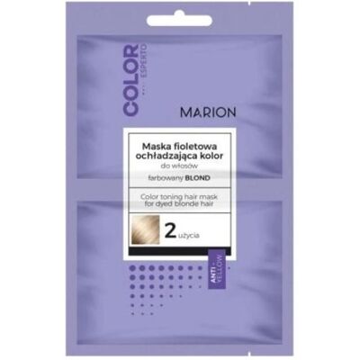 Marion, Haarmaske, Color Esperto Color Cooling Purple Mask Forond Dyed Hair 2X20Ml (20 ml) Marion, Haarmaske, Color Esperto Color Cooling Purple Mask Forond Dyed Hair 2X20Ml (20 ml)