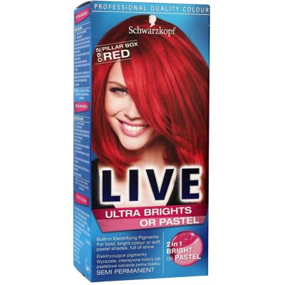 Schwarzkopf Pillar Box Red Haarfarbe - Permanent, Leuchtend, 50ml Schwarzkopf Pillar Box Red Haarfarbe - Permanent, Leuchtend, 50ml